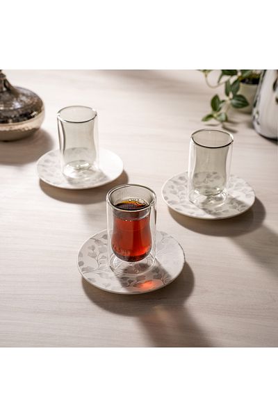 Dallaty Rio 12pcs leaf porcelain tea set