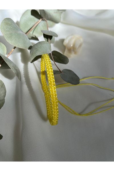 sabiha aksesuar Macrame Weave String Bracelet Surfer Bracelet - Water Resistant, Adjustable Handmade Bracelet