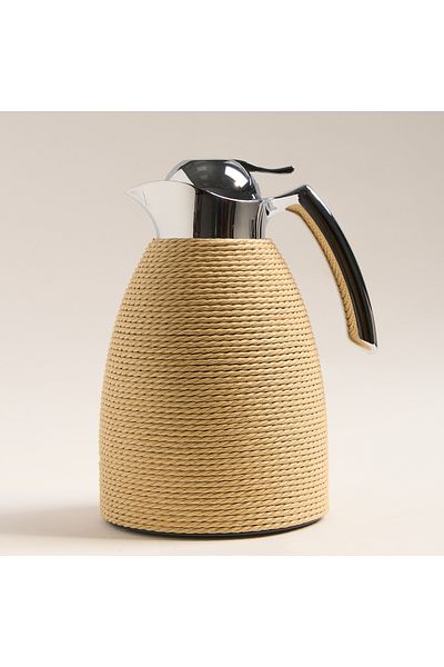 Dallaty vacuum flask beige rope 1L