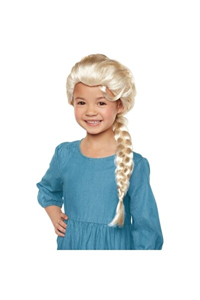 Toys Perucă pentru copii, model Elsa din Regatul de Gheață
