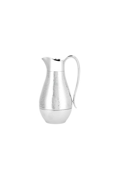 Dallaty steel vacuum flask chrome embossed pattern 1L