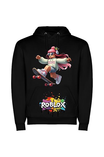 ROLY ROBLOX M4 hoodie with pouch pocket