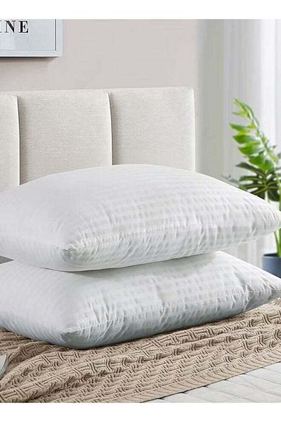 ROSHAN 2-Bed Pillow for Sleeping White Cotton 50x75cm