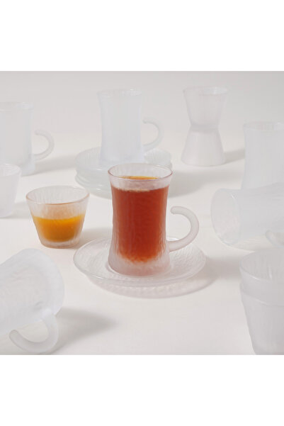 Dallaty طقم قهوة وشاي زجاجي مكون من 18 قطعة