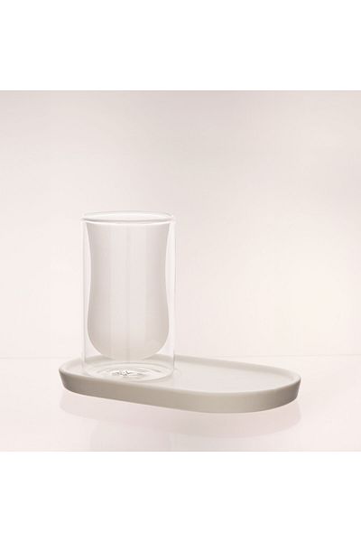 Dallaty Rio porcelain 12pcs double glass tea set