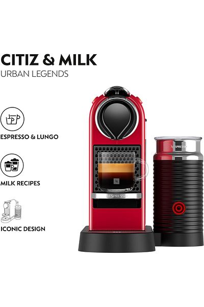 Nespresso Citiz Milk Red