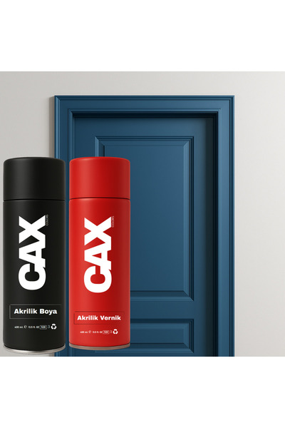 caxcolors AHŞAP & LAKE & MDF & PANEL KAPI BOYASI AKRİLİK SPREY BOYA 400 ML + ...