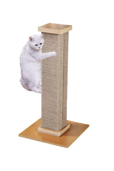 TRADE BAY Cat Scratching Post,80cm Tall (Brown)