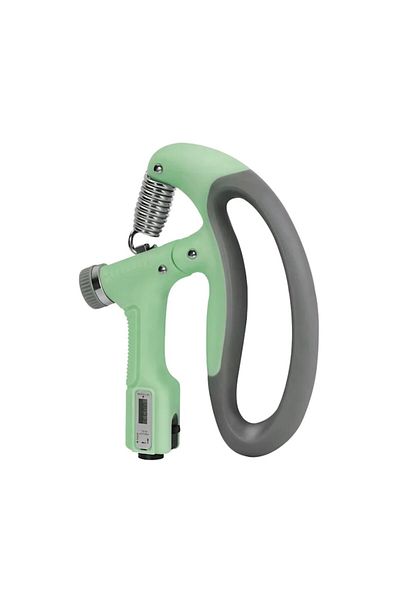 OEM Flexor Antebrat cu Contor Electronic, Greutate Ajustabila 10-100 Kg, 16.5x13.4 cm, Verde