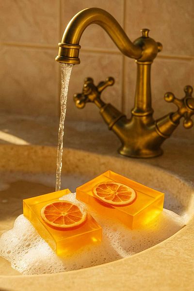 SOO SOAP Orange Sliced Decorative Soap Gift
