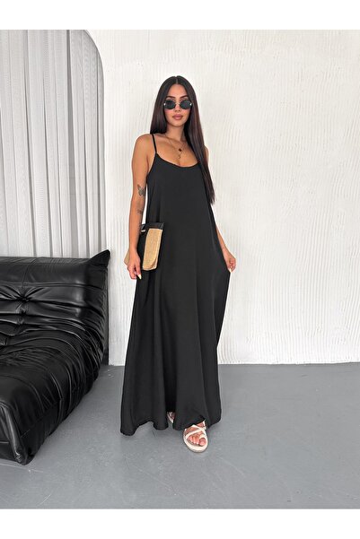 02Lady Fashion Βαμβακερό λουράκι με επένδυση Aerobin Casual φόρεμα