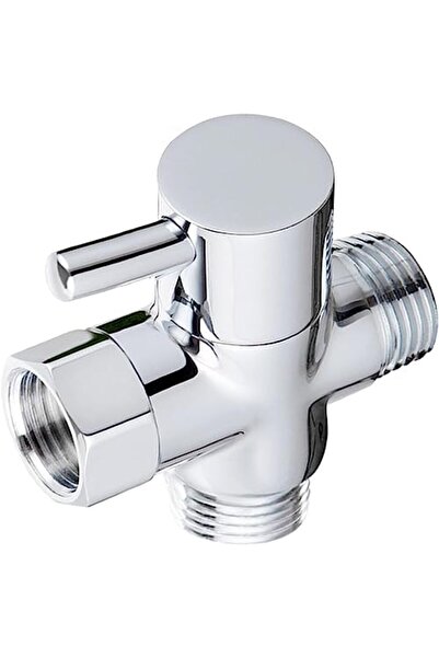 fitto صمام تحويل دش ثلاثي الاتجاهات من النحاس الصلب - محول G1/2 مانع للتسرب م...