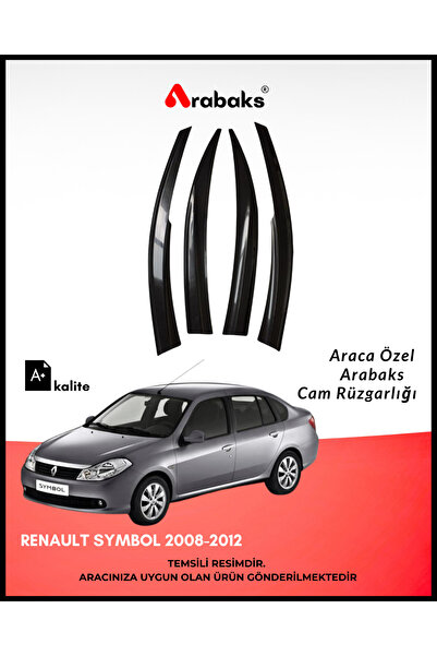 Arabaks Renault Symbol 2008-2012 Cam Rüzgarlığı 4’lü Takım (MUGEN TİP, DAYANI...