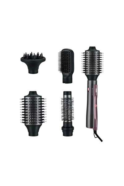 rebune مصفف الشعر الرقمي 4 في 1 - تصفيف احترافي لكل إطلالة - أسود