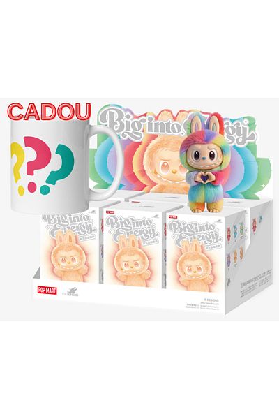 BaoBao Set of 6 Labubu Big Into Energy Blind Box 18cm + Gift Mug with Surprise Design –