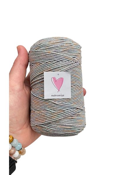 Makromİps Premium 200 Gr Slim Supra Mummed Yarn Makrome Brand Bag Runner American Service Hobby Hand Knitting Yarn