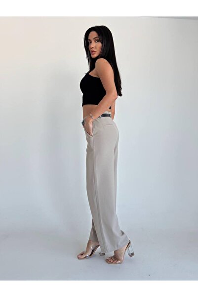 b buhari bykoc Κλασικό παντελόνι με ζώνη