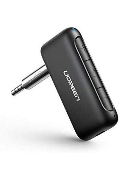 Ugreen Bluetooth Receiver for Car, Portable Wireless Bluetooth 5.0 Audio Adapter 3.5mm Aux Stereo Ou