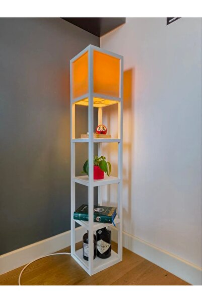 Talha Çok Amaçlı Raflı Modern Lambader – Şık, Aydınlık ve Fonksiyonel