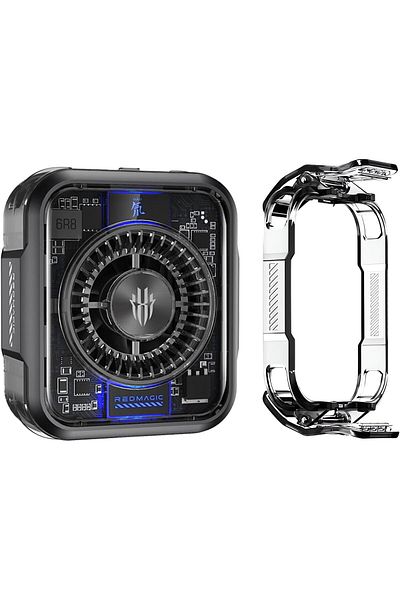 Nubia RedMagic 5 Magnetic Cell Phone Cooler for Gaming, 30W Game Cooler Radiator Fan with Clip, Semi