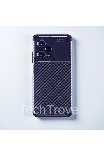 TechTrove Xiaomi Redmi Note 12 5g Case Shock Absorbing Carbon Fiber Pattern C...