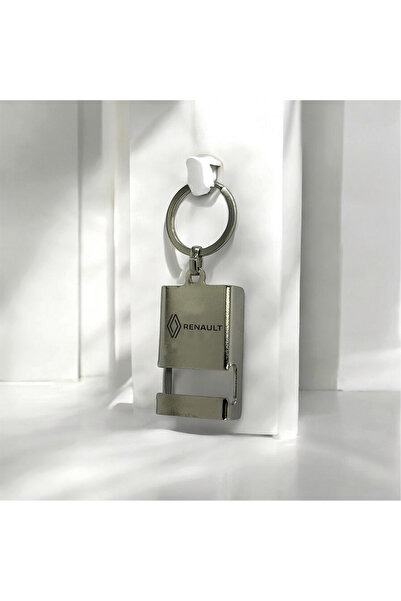 gastromarka Renault Logolu Telefon Tutucaklı ve Şişe Açacaklı Metal Anahtarlık