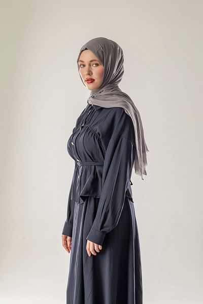 FLEUR SOİE Cotton Shallows Gray