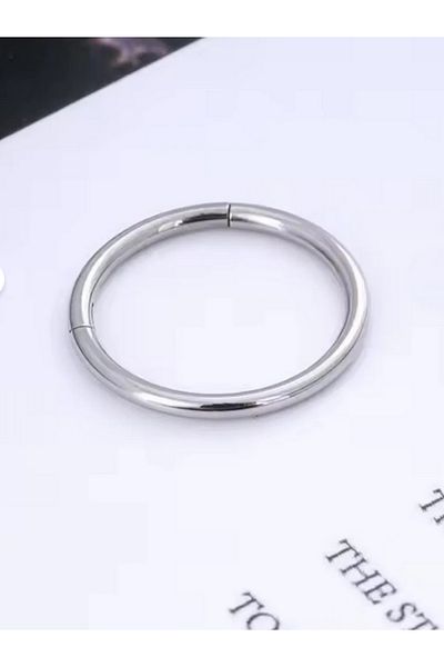 Nice For You مع مشبك، قضيب رفيع 1 مم، فولاذ جراحي، غير قابل للتلطيخ، حلقة ثقب مضادة للحساسية، Tragus