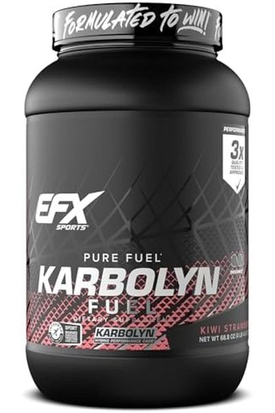 EFX Sports وقود كاربولين الرياضي من إي إف إكس، بنكهة الفراولة والكيوي، 4.3 رطل (1950 جرام)، مسحوق