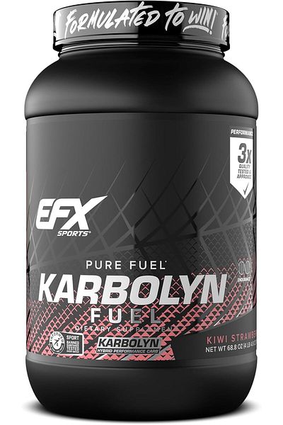 EFX Sports وقود كاربولين الرياضي من إي إف إكس، بنكهة الفراولة والكيوي، 4.3 رطل (1950 جرام)، مسحوق
