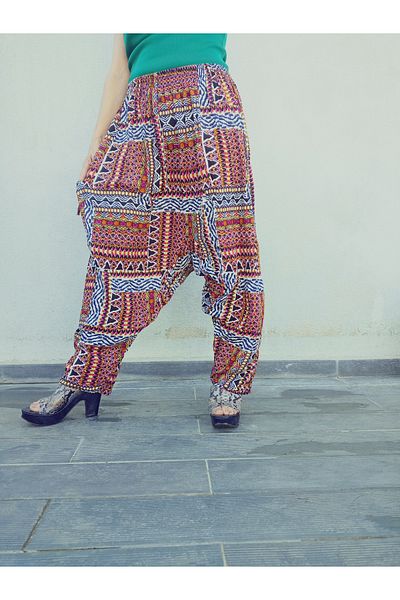 hoaryage Viscose Pressed Fabric Floral Patterned Shalwar with Pockets 100% Cotton34Size95Kgup
