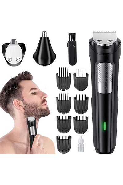 TechGS Trimmer, USB-C, With Stand, Easy to Clean, Black