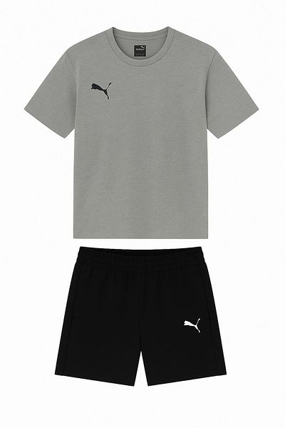 Puma TimeGoal Casual 658608-658615 Αθλητικό κοστούμι με κοντό μπλουζάκι