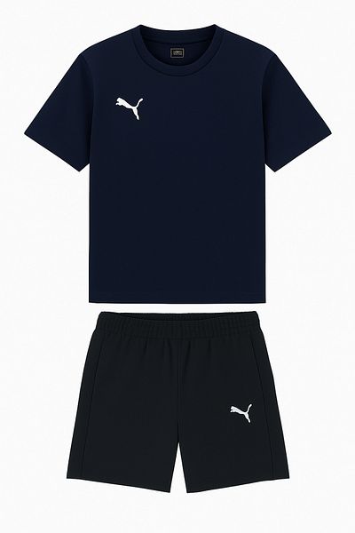 Puma TimeGoal Casual 658608-658615 Αθλητικό κοστούμι με κοντό μπλουζάκι