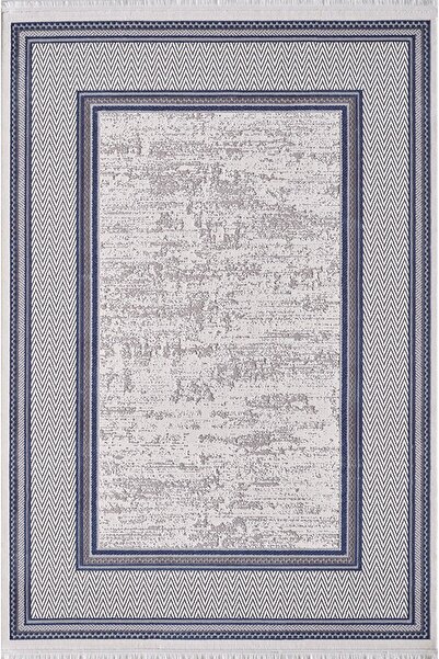 Artemis Halı Murano 09165a Gri Lacivert Halı Yumuşak Dokulu Salon Koridor Mut...