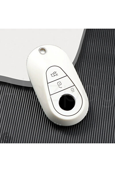 Alazpay Θήκη κλειδιού TPU για Mercedes Benz C E S Class C200 W206 W223 S400 S...