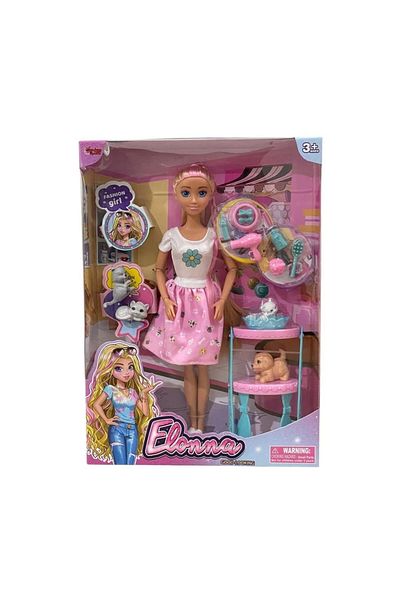 KdrElektronik Educational Children's Toy Wg66962 -Vardem Boxed Pet Shop Doll Set 11.5 Inch