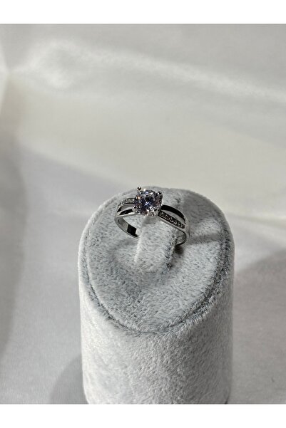 Uzak Işıklar خاتم فضة بحجر الزركون