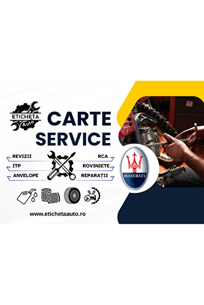 Eticheta Auto Carte service Maserati