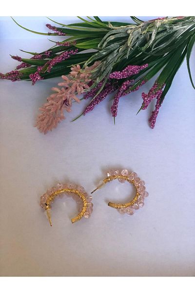 DOĞALYA Women's Crystal Stone Earrings