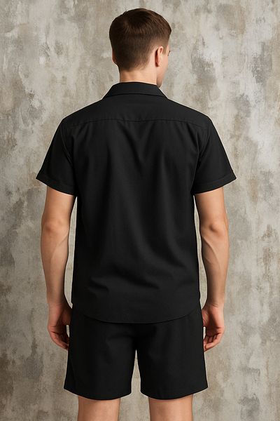 NEW TRENDY COLLECTİON New Season Unisex Honeycomb Textured Premium Cotton Shorts - Self Patterned Mold Comfortable