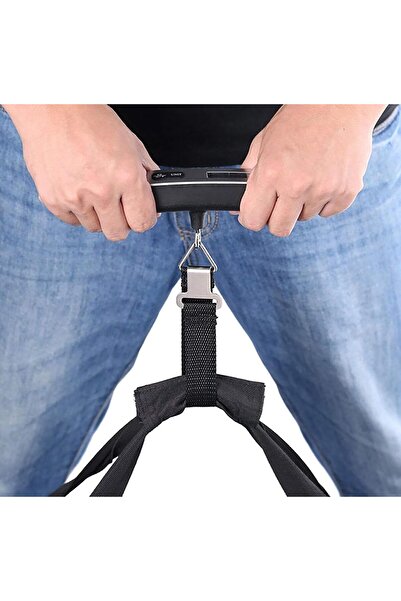 BUNCA 🧳 Digital Luggage Scale with LCD Display and Thermometer - 50kg Capacity, Practical for Travelers