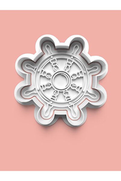 AKTASTORE Ship Rudder Cookie Mold and Sugar Paste Mold 0394-2