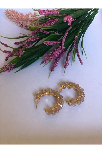 DOĞALYA Women's Crystal Stone Earrings