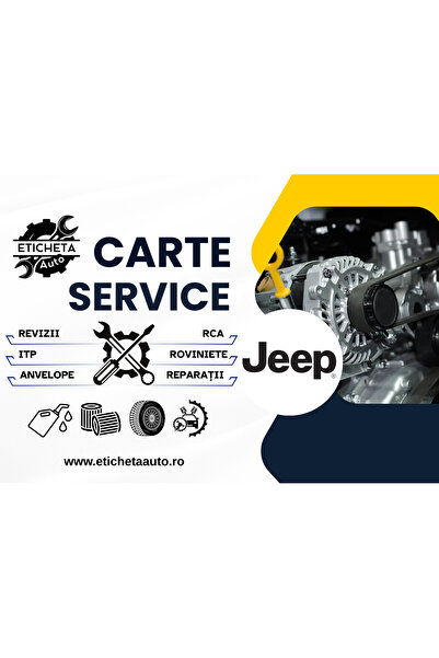 Eticheta Auto Carte service Jeep