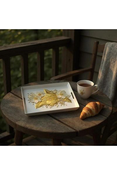 Revello Tray Presentation Tray Gift, Pearl Patterned, Shipped on the Same Day