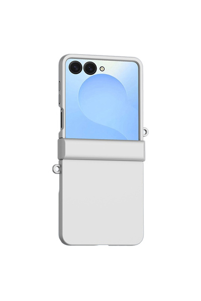 REDz Accessories Hinged Protective Case for Samsung Galaxy Z Flip7, Shockproof, White