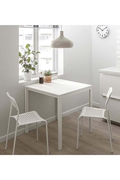 Generic 2 Multi-Purpose Chairs, White
