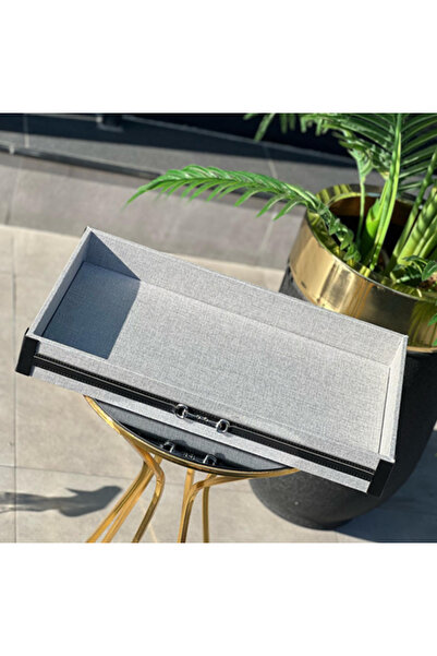 MIARIK DESIGN & DEKORASYON Dekoratif Deri Kten Tepsi