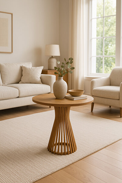 Onouqo Palermo Yuvarlak Modern Klasik Rustik Retro Vintage Naturel Dekoratif ...